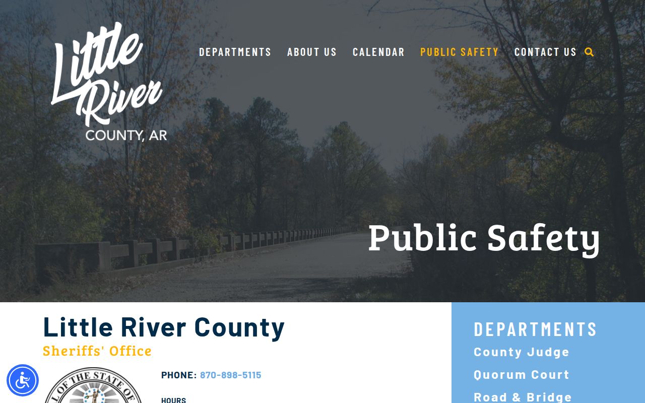 Little River County public-safety alternate Sheriff address