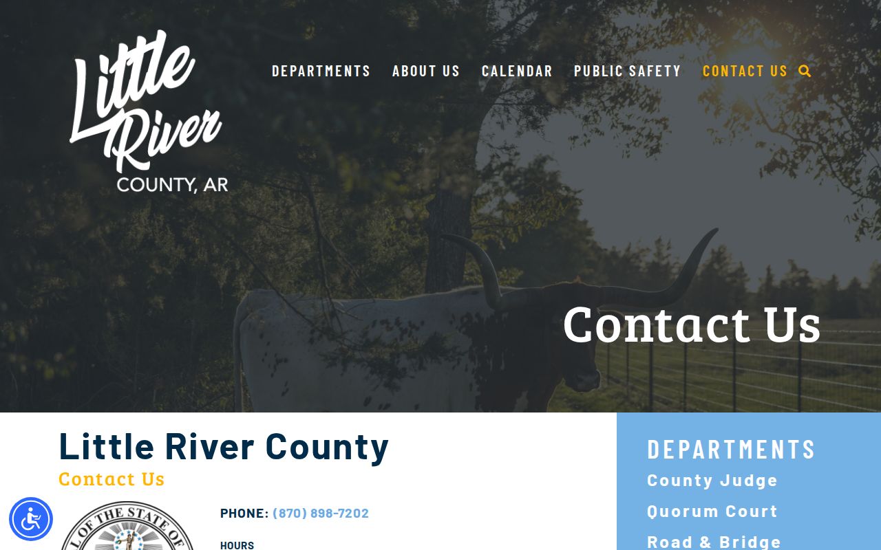 Little River County District Court moved-office notice